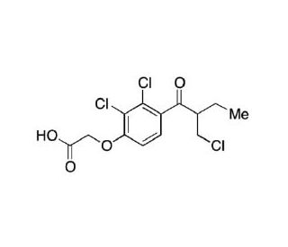 2-Desmethylene-2-chloromethyl ethacrynic acid (CAS 95772-54-6) - chemical structure image