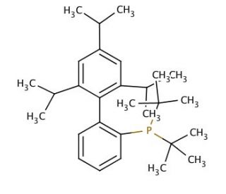 2-Di-tert-butylphosphino-2&prime;,4&prime;,6&prime;-triisopropylbiphenyl (CAS 564483-19-8) - chemical structure image