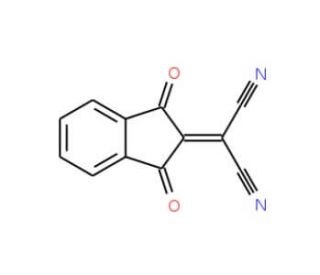 2-Dicyanomethylene-1,3-indanedione (CAS 16954-74-8) - chemical structure image