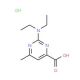 2-Diethylamino-6-methyl-pyrimidine-4-carboxylic acid hydrochloride - chemical structure image