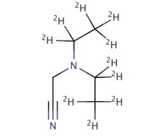 2-(Diethylamino)acetonitrile-d10 - chemical structure image