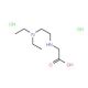 {[2-(diethylamino)ethyl]amino}acetic acid dihydrochloride - chemical structure image