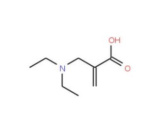 2-Diethylaminomethyl acrylic acid (CAS 27315-98-6) - chemical structure image