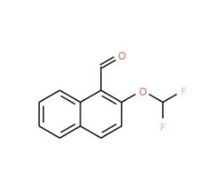 2-(difluoromethoxy)-1-naphthaldehyde - chemical structure image