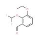 2-(difluoromethoxy)-3-ethoxybenzaldehyde - chemical structure image