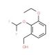 [2-(difluoromethoxy)-3-ethoxyphenyl]methanol - chemical structure image