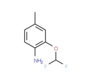 2-(Difluoromethoxy)-4-methylaniline (CAS 39211-56-8) - chemical structure image