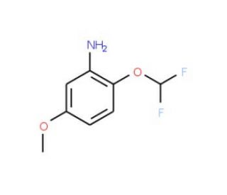 2-Difluoromethoxy-5-methoxy-phenylamine - chemical structure image