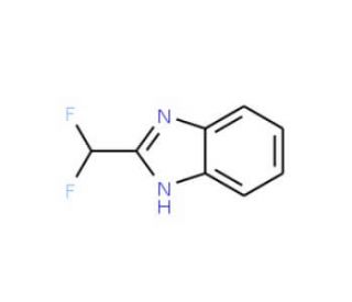 2-Difluoromethyl-1H-benzoimidazole (CAS 705-09-9) - chemical structure image