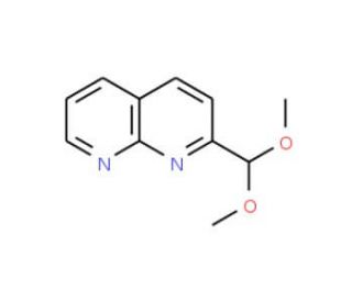 2-Dimethoxymethyl-[1,8]naphthyridine (CAS 204452-90-4) - chemical structure image