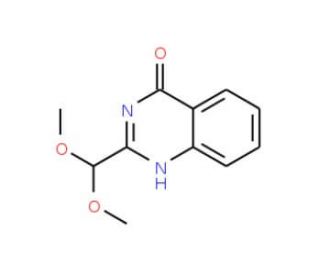2-(dimethoxymethyl)quinazolin-4(3H)-one - chemical structure image