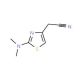 [2-(dimethylamino)-1,3-thiazol-4-yl]acetonitrile - chemical structure image