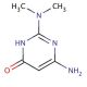2-Dimethylamino-4-hydroxy-6-aminopyrimidine (CAS 76750-84-0) - chemical structure image