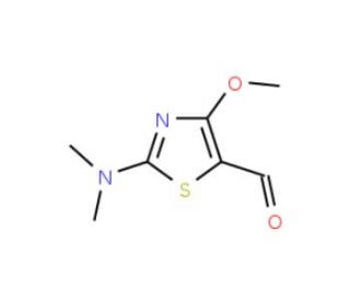 2-(dimethylamino)-4-methoxy-1,3-thiazole-5-carbaldehyde - chemical structure image