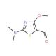 2-(dimethylamino)-4-methoxy-1,3-thiazole-5-carbaldehyde - chemical structure image