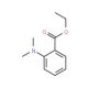2-Dimethylamino-benzoic acid ethyl ester (CAS 55426-74-9) - chemical structure image