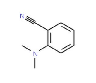 2-Dimethylamino-benzonitrile (CAS 20925-24-0) - chemical structure image