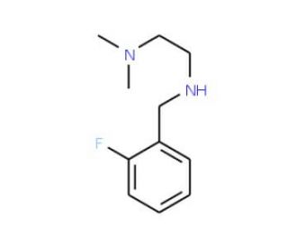 [2-(dimethylamino)ethyl][(2-fluorophenyl)methyl]amine - chemical structure image
