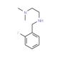 [2-(dimethylamino)ethyl][(2-fluorophenyl)methyl]amine - chemical structure image