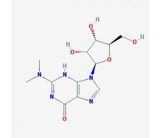 2-(Dimethylamino)guanosine (CAS 2140-67-2) - chemical structure image