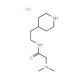 2-Dimethylamino-N-(2-piperidin-4-yl-ethyl)-acetamide hydrochloride - chemical structure image