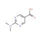 2-Dimethylamino-pyrimidine-5-carboxylic acid - chemical structure image