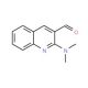 2-Dimethylamino-quinoline-3-carbaldehyde (CAS 728035-61-8) - chemical structure image