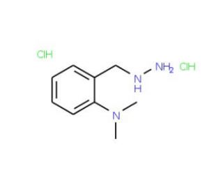 2-Dimethylaminobenzylhydrazine dihydrochloride (CAS 849021-12-1) - chemical structure image