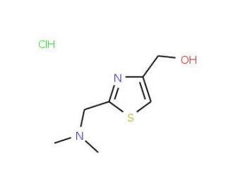 (2-Dimethylaminomethyl-thiazol-4-yl)-methanol hydrochloride - chemical structure image