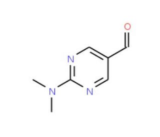 2-Dimethylaminopyrimidine-5-carbaldehyde (CAS 55551-49-0) - chemical structure image