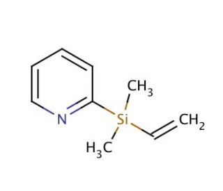2-(Dimethylvinylsilyl)pyridine (CAS 321155-39-9) - chemical structure image