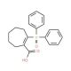 2-(Diphenyl-phosphinoyl)-cyclohept-1-enecarboxylic acid - chemical structure image