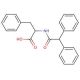2-Diphenylacetylamino-3-phenyl-propionic acid - chemical structure image