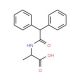 2-Diphenylacetylamino-propionic acid - chemical structure image