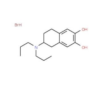 (+-)-2-Dipropylamino-6,7-dihydroxy-1,2,3,4-tetrahydro- naphthalene (CAS 62421-17-4) - chemical structure image