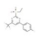 2-Ethanesulfonyl-4-(4-fluoro-phenyl)-6-trifluoromethyl-pyrimidine - chemical structure image