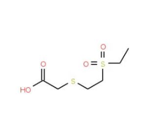 (2-Ethanesulfonyl-ethylsulfanyl)-acetic acid - chemical structure image