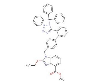2-Ethoxy-1-[[2&prime;-[1-(trityl)-1H-tetrazol-5-yl][1,1&prime;-biphenyl]-4-yl]methyl]-1H-benzimidazole-4-carboxylic Acid Methyl Ester (Ca
