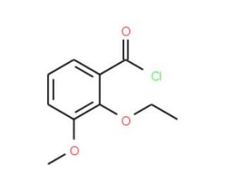 2-ethoxy-3-methoxybenzoyl chloride - chemical structure image