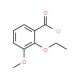 2-ethoxy-3-methoxybenzoyl chloride - chemical structure image