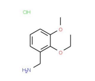 (2-Ethoxy-3-methoxyphenyl)methanaminehydrochloride - chemical structure image