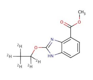 2-Ethoxy-3H-benzimidazole-4-carboxylic Acid Methyl Ester-d5 - chemical structure image