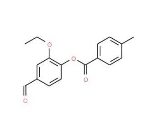 2-Ethoxy-4-formylphenyl 4-methylbenzoate - chemical structure image