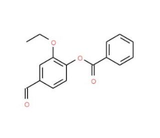 2-Ethoxy-4-formylphenyl benzoate - chemical structure image