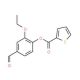 2-Ethoxy-4-formylphenyl thiophene-2-carboxylate - chemical structure image