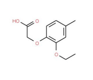 (2-Ethoxy-4-methyl-phenoxy)-acetic acid - chemical structure image