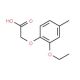 (2-Ethoxy-4-methyl-phenoxy)-acetic acid - chemical structure image