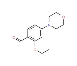 2-Ethoxy-4-morpholin-4-yl-benzaldehyde - chemical structure image