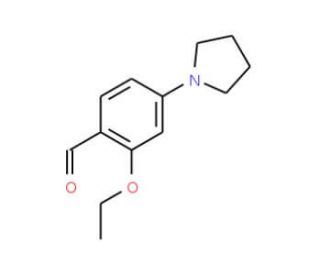 2-Ethoxy-4-pyrrolidin-1-yl-benzaldehyde - chemical structure image
