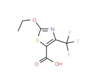 2-Ethoxy-4-trifluoromethyl-1,3-thiazole-5-carboxylic acid - chemical structure image
